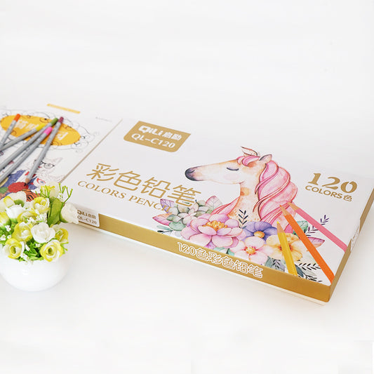 120 Unicorn coloring pencils