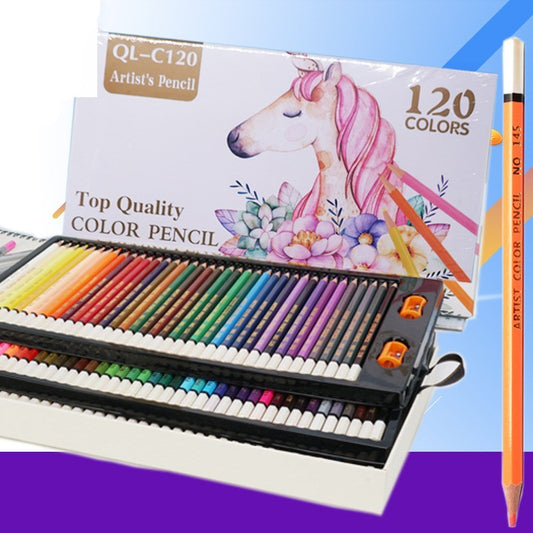 120 Unicorn coloring pencils